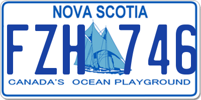 NS license plate FZH746