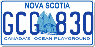 NS license plate GCG830
