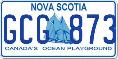 NS license plate GCG873