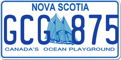 NS license plate GCG875
