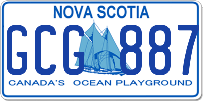 NS license plate GCG887