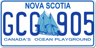 NS license plate GCG905