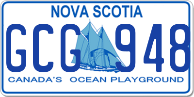 NS license plate GCG948