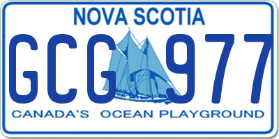 NS license plate GCG977