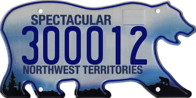 NT license plate 300012