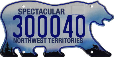 NT license plate 300040