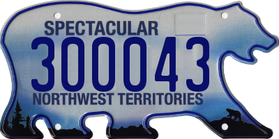 NT license plate 300043