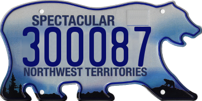 NT license plate 300087