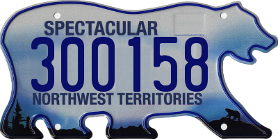 NT license plate 300158