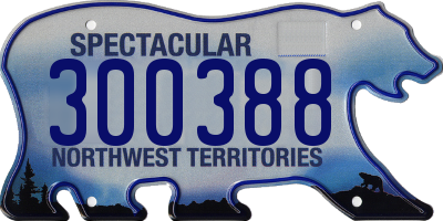 NT license plate 300388