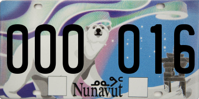 NU license plate 000016