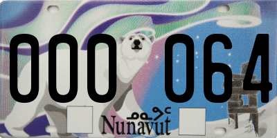 NU license plate 000064