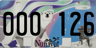 NU license plate 000126
