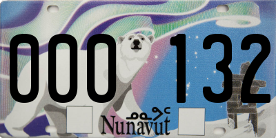 NU license plate 000132