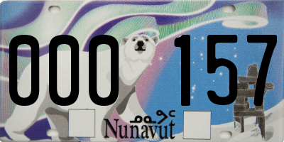 NU license plate 000157