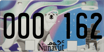 NU license plate 000162