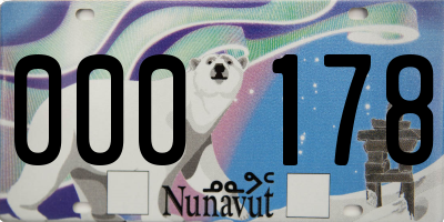 NU license plate 000178