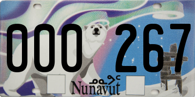 NU license plate 000267