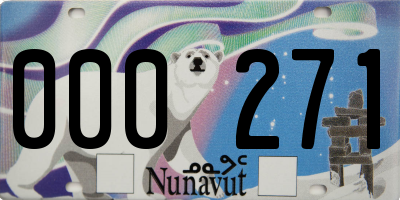 NU license plate 000271