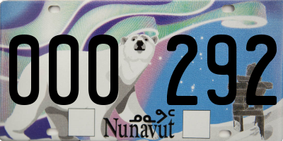 NU license plate 000292