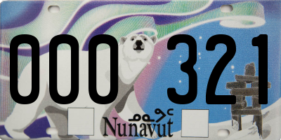 NU license plate 000321