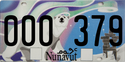 NU license plate 000379