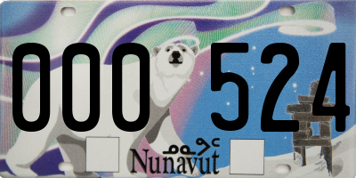 NU license plate 000524