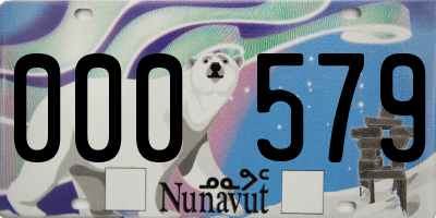 NU license plate 000579