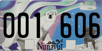 NU license plate 001606