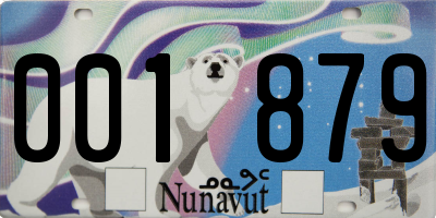 NU license plate 001879