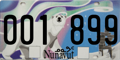 NU license plate 001899