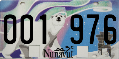 NU license plate 001976