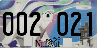 NU license plate 002021