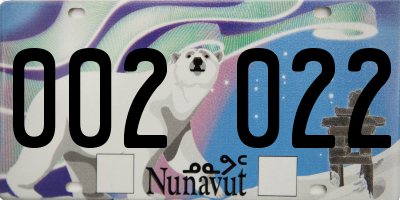 NU license plate 002022