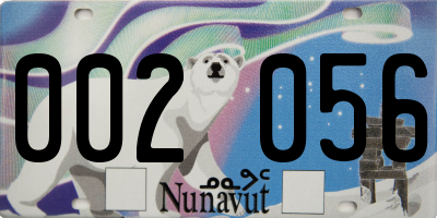 NU license plate 002056