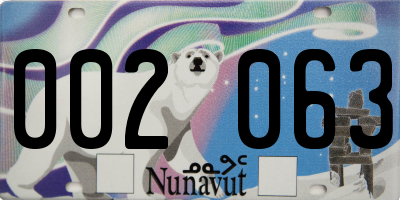 NU license plate 002063