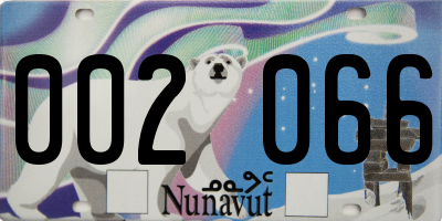 NU license plate 002066