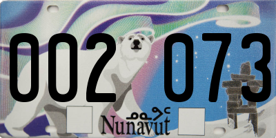 NU license plate 002073