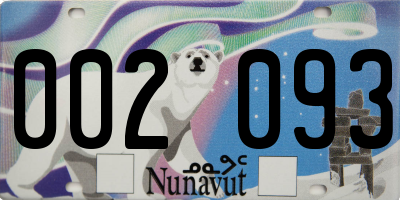 NU license plate 002093