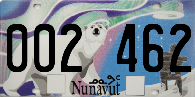 NU license plate 002462