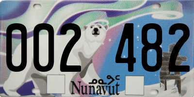 NU license plate 002482
