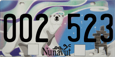 NU license plate 002523