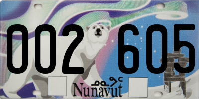 NU license plate 002605
