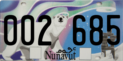 NU license plate 002685