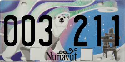 NU license plate 003211