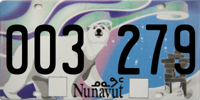 NU license plate 003279