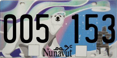 NU license plate 005153