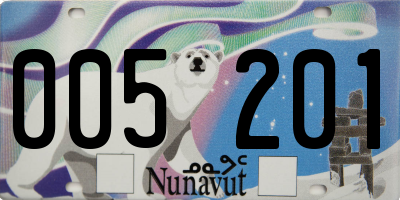 NU license plate 005201