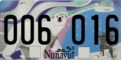 NU license plate 006016