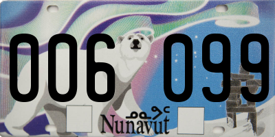 NU license plate 006099